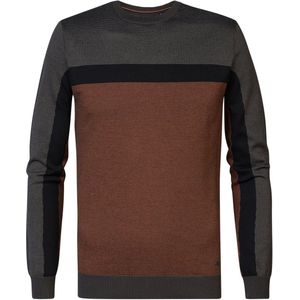 Petrol Industries - Ronde hals Trui - Heren - Zwart - Katoen40-KWR234