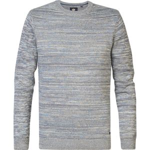 Petrol Industries - Heren Gebreide Trui Teller - Grijs