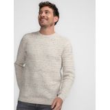 Petrol Industries - Heren Gebreide Kabel Trui Talkeetna - Wit