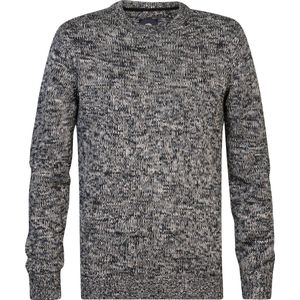 Gebreide Trui - Gemêleerd - Grof Breiwerk - Ronde Hals - 50% Katoen, 50% Acryl