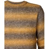 Petrol Industries - Heren Gestreepte Trui Brooks - Bruin - Maat L