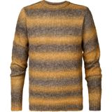 Petrol Industries - Heren Gestreepte Trui Brooks - Bruin - Maat L