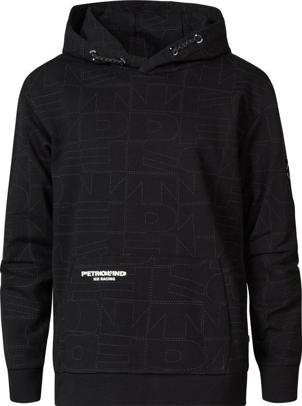 Petrol Industries - All-over print Hoodie Hope - Zwart - Hoodie