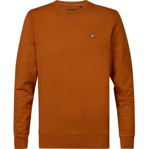 Petrol Industries - Heren Effen Sweater Unalakleet - Bruin