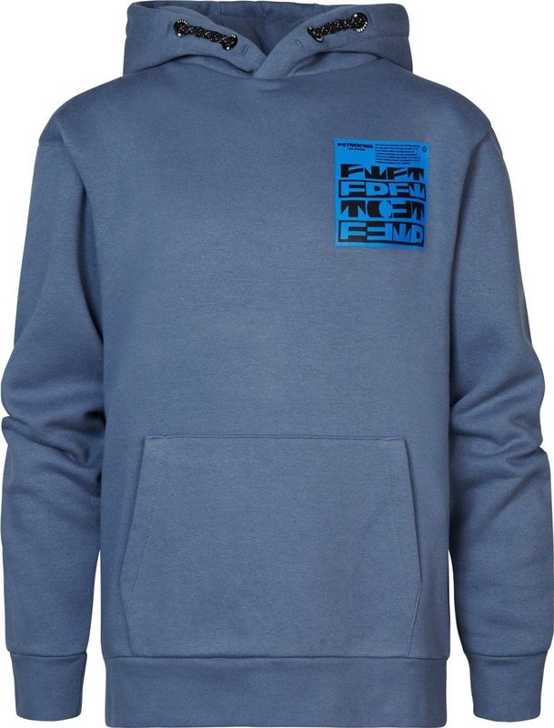Petrol Industries - Jongens Backprint Hoodie Kachemak - Grijs