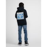 Petrol Industries - Jongens Backprint Hoodie Kachemak - Zwart