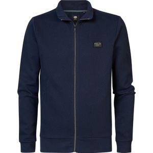 Petrol Industries - Tazlina - Vest - Blauw - Comfortabel met Opstaande Kraag en Ritssluiting