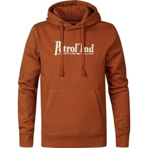 Petrol Industries - Heren Artwork Hoodie Yukon-Kuskokwim - Bruin - Maat XL