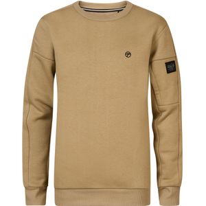 Petrol Industries - Jongens Logo sweater Salcha - Bruin