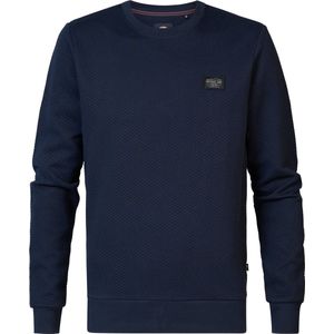 Petrol Industries - Round Neck Sweater - Groen - 58% Katoen/ 40% Polyester/ 2% Elasthan