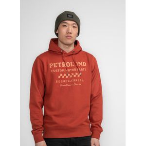 Petrol Industries - Heren Artwork Hoodie Kowak - Bruin