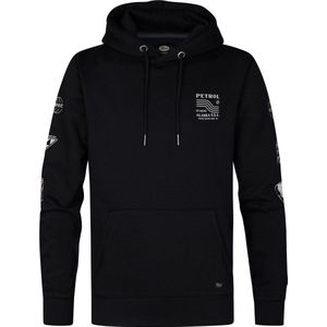 Petrol Industries - Heren Artwork Hoodie Hubbard - Zwart