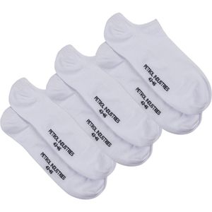 Petrol Industries - Enkelsokken - Wit - 3-pack - Katoen - Herensokken