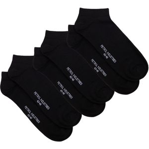 Petrol Industries - Enkelsokken - Zwart - Multipack van 3 stuks - Katoen