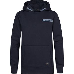 Petrol Industries - Jongens Logo-print Hoodie Akutan - Blauw