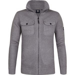 Petrol Industries - Heren Gebreid Vest Sitka - Grijs