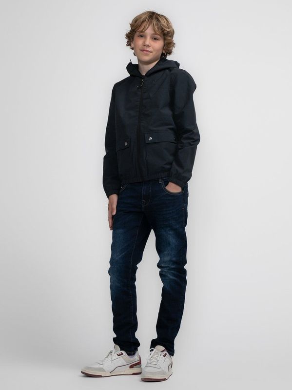 Petrol Industries - Lichtgewicht Jas Miki - Zwart - Katoen/Polyester