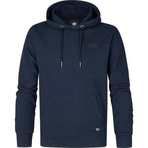 Petrol Industries - Heren Logo Hoodie Knik - Blauw