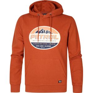 Petrol Industries - Heren Artwork Hoodie Taku - Bruin