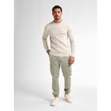 Petrol Industries - Windview - Gestreepte Trui - Wit