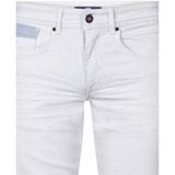 Petrol Industries - Denim Short Clearwaterstone - Wit - Korte Spijkerbroeken