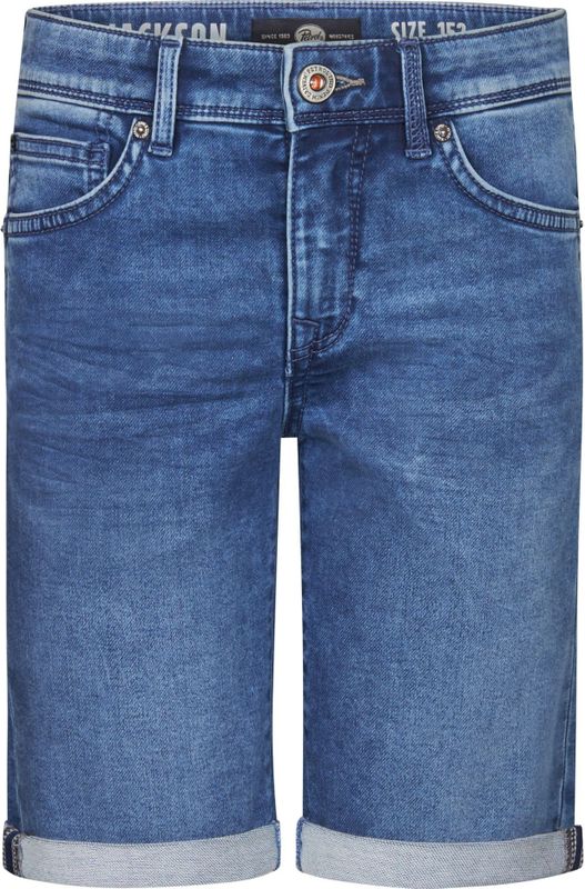 Petrol Industries - Jackson Stretch Denim Short - Lichtblauw - 77% Katoen, 21% Polyester, 2% Elastaan