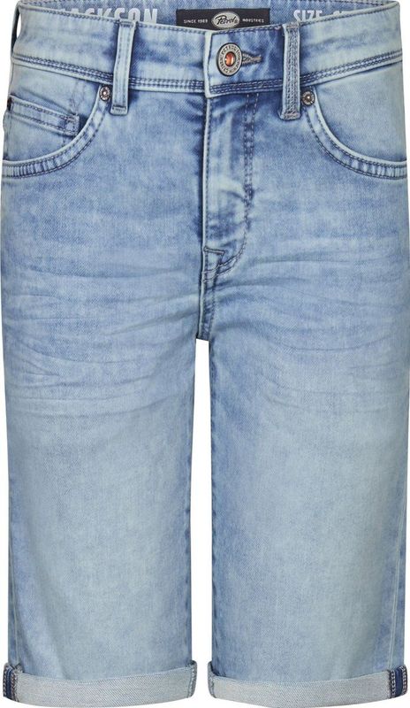 Petrol Industries - Jackson Stretch Denim Short - Blauw - 5-pocketmodel - Regular Fit
