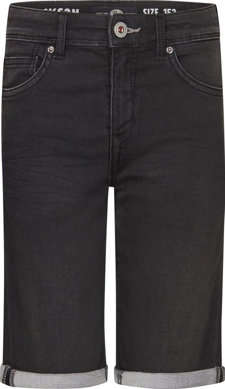 Petrol Industries - Jackson Stretch Denim Short - Zwart - 5-pocketmodel - Regular Fit