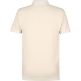 Petrol Industries - Heren Gebreide Polo - Oceanstone - Wit - 85% Katoen, 15% Nylon