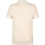 Petrol Industries - Heren Gebreide Polo - Oceanstone - Wit - 85% Katoen, 15% Nylon