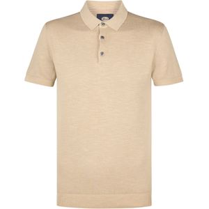 Petrol Industries - Heren Gebreide Polo - Bruin - 100% Katoen