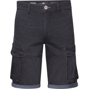 Denim Short - Regular Fit - Blauw - Jogg Denim - Knoopsluiting en Ritsgulp