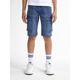 Petrol Industries - Torino Cargo Short - Blauw - Korte Broeken