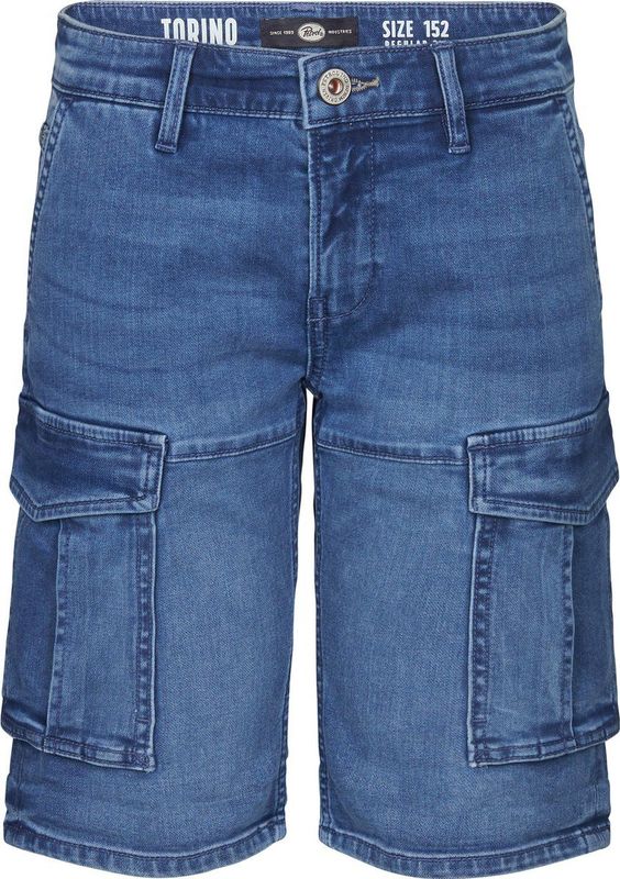 Petrol Industries - Torino Cargo Short - Blauw - Korte Broeken