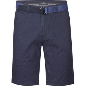 Petrol Industries - Chino Short Crestway - Blauw - 77% Katoen, 20% Recycled Katoen, 3% Elastaan