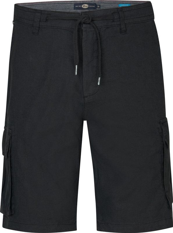 Petrol Industries - Men Shorts Cargo - Antraciet - 55% Linnen 45% Katoen