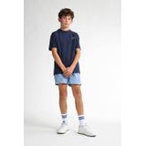 Petrol Industries - Chino Short Angler - Blauw - 97% Katoen 3% Elastaan