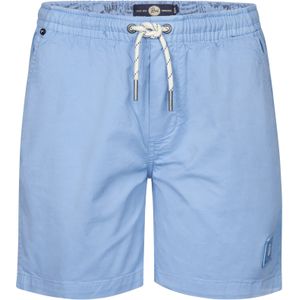 Petrol Industries - Chino Short Angler - Blauw - 97% Katoen 3% Elastaan