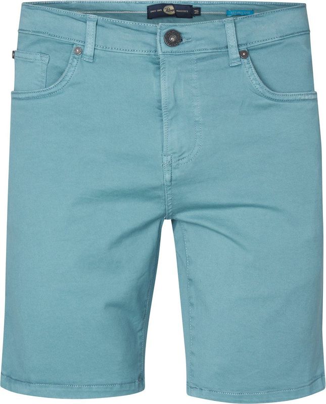 Petrol Industries - Gekleurde Denim Short Stingraypark - Grijs - Biologisch Katoen