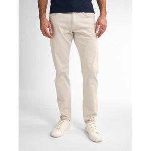 Petrol Industries - Heren Russel Gekleurde Regular Tapered Fit Jeans Flamingobreeze - Wit - Maat W30L32