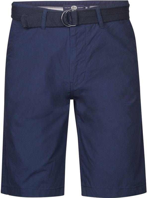 Petrol Industries - Chino Short Crestway - Blauw - 77% Katoen, 20% Recycled Katoen, 3% Elastaan