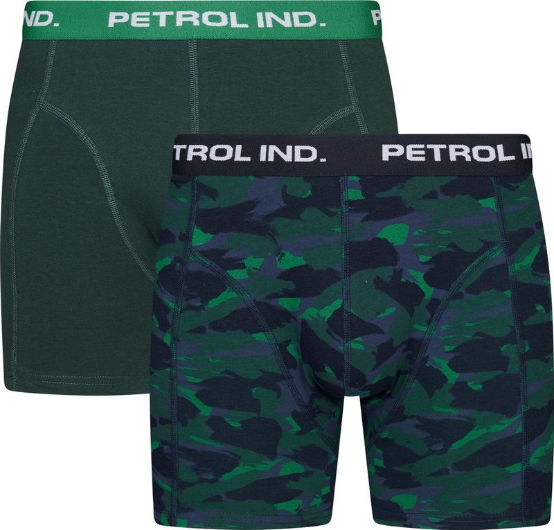 Petrol Industries - Boxershorts - Groen - 2-pack - Regular Fit