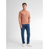 Gebreide Trui - Blauw - 100% Biologisch Katoen - Relaxed Fit