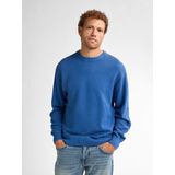 Gebreide Trui - Ronde Hals - Blauw - 100% Biologisch Katoen
