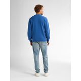 Gebreide Trui - Ronde Hals - Blauw - 100% Biologisch Katoen