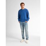 Gebreide Trui - Ronde Hals - Blauw - 100% Biologisch Katoen