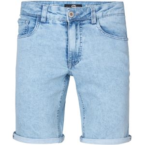 Rechte jeansshort PETROL INDUSTRIES. Katoen materiaal. Maten L. Blauw kleur