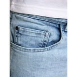 Petrol Industries - Heren Bassano Denim Short - Blauw - 98% Katoen - Regular Fit