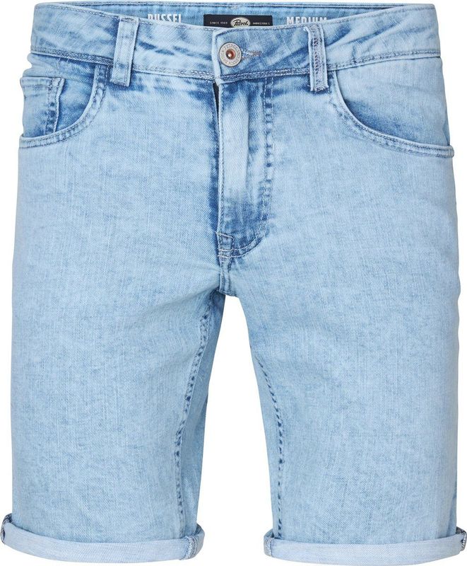 Petrol Industries - Heren Bassano Denim Short - Blauw - 98% Katoen - Regular Fit