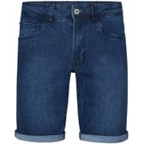 Petrol Industries - Heren Bassano Denim Short Tropicana - Blauw - Maat XXXL